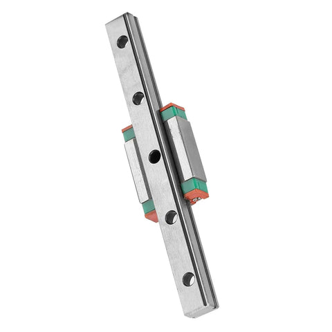 Miniature 9mm Wide Rail Guide Slide Block With Steel Bearings, 2 Pieces, LML9B, Precision Sliding For CNC Machines