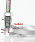 Large Lazy Susan Turntable With Silky Smooth Silent Spin Heavy Duty Aluminum Alloy Base measuring 15.79mm thick for durable use.