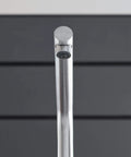 Clean Lines Single Handle Pull Out Kitchen Faucet With Laminar Spray Led Knobs For Chilled Sparkling Water Butter Smooth Pour 180 Swivel Spout Real Game Changing Kitchen Upgrade close-up view of spout head.