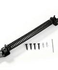 Heavy Duty Self Closing Gate Spring Kit For Outdoor Fence Adjusts Carbon Steel Retractor Tool Stops Animals And Locks Automatically black spring with screws