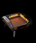 Koda 16 Natural Gas Pizza Oven For Outdoor Cooking, 16 Inch Gas Powered Pizza Oven With Regulator And Hose, front view.