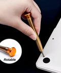 25 In 1 Mini Precision Screwdriver Set Dope Pocket Repair Kit used for laptop repair with rotatable magnetic bit.