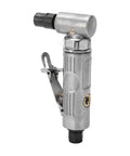 Heavy Duty Right Angle Pneumatic Air Die Grinder with a sleek silver body and ergonomic design for precise engraving and grinding.