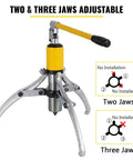 Heavy Duty Hydraulic Wheel Bearing Puller Kit 10 Ton Separator Tool with 2 or 3 jaws, alloy steel, for hub and bearing removal