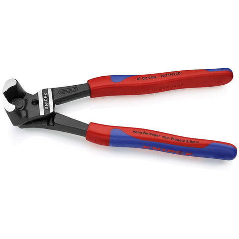 High Leverage Bolt End Cutting Nippers With Multi Component Design For All Wire Types Including Piano Wire Heavy Duty End Cutting Pliers With 64 HRC Cutting Edges