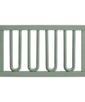 Meridian Crib To Toddler Bed Guard Rail Conversion Kit In Olive Green For 3in1 Convertible Cribs Solid Wood Safety Guard Rail