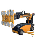Heavy Duty Electric Glass Vacuum Lifter With Wireless Remote And Suction Cup Hoist For Pro Installers That Pulls Serious Weight, showcasing multiple suction cups.