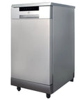 Sick 18 Inch Portable Dishwasher With Energy Star Certified Savings And Genuine Stainless Steel Interior, sleek design.