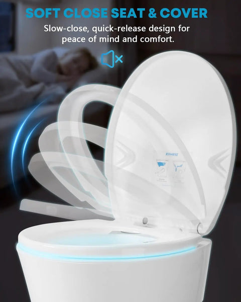 Ultimate Road Ready RV Toilet With 18.5 Inch Residential Height And Soft Close Seat Lid For Campers And Motorhomes To Deliver Home Sweet Home Vibes On Every Trip