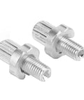 Beefy 7mm M7 Brake Lever Adjusters 2 Pack For Road And Mountain Bikes Aluminum Alloy Silver High Quality Brake Lever Screws Fasteners