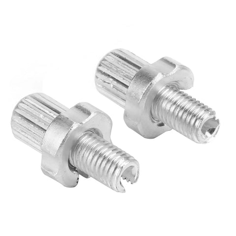 Beefy 7mm M7 Brake Lever Adjusters 2 Pack For Road And Mountain Bikes Aluminum Alloy Silver High Quality Brake Lever Screws Fasteners