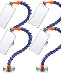 Four Piece Inspection Mirror Kit With 17.5 Inch Reach, flexible arm and magnetic base for auto maintenance inspections