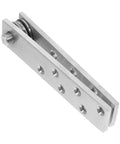 Beefy Heavy Duty Stainless Steel Concealed Door Hinge With 360 Degree Rotation And Hidden Upper And Lower Pivots For Hidden Doors