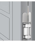 Stainless Steel Hidden Door Hinge For Cabinets And Front Doors Invisible Interior Mount Adjustable Cross Load Bearing 120 To 180 Kg
