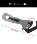 Miniature Rough Wrench Spanner With Ergonomic Grip for quick fixes, showing 5cm width and 13cm length, ideal for tight spaces.