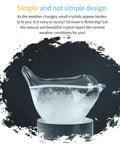 Storm Glass Weather Forecaster Water Drop Predictor Drop Shaped Glass Barometer For Home And Office Decor Dope Glass