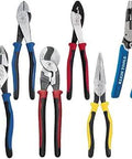 Journeyman Pliers Set With High Leverage Side Cutters Diagonal And Long Nose Pliers For Stripping Cutting And Crimping Wire Pro Grade 6 Piece Made In USA Hand Tool Kit For Electricians