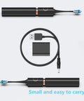 Universal USB Toothbrush Charger For Fairywill FWD1 FWD3 FWD7 Foreo ISSA with power cable adapter and toothbrush shown