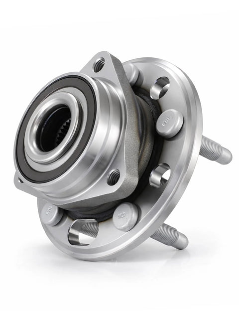 Front And Rear Wheel Hub And Bearing Assembly Pair For Chevy Equinox, GMC Terrain, Malibu, And Impala 5 Lug - Replaces OE 13504970 And 13589507 (513288) Compatible With 2010-2017 Equinox, 2013-2015 Malibu, 2014-2017 Impala displayed