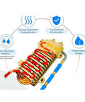 No More Waiting Super Quick Instant Hot Water Gas Heater With Unbeatable Constant Temperature Stability Heavy Duty 8500W Natural Gas Rig close-up of internal heating component.