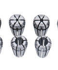 7 Piece ER11 Collet Set For CNC Milling And Lathe Work Range 1/32 To 1/4 Inch 0.0004 Inch Concentricity True Double-Angle Design
