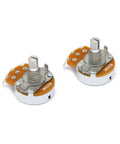 Alpha Pots Linear B250k Tone Potentiometer for Electric Guitars and Basses with 6mm Split Shaft, fixing nut, washer