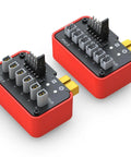 Six Port Battery Charging Hub With BT2.0 And PH2.0 Connectors For Rechargeable Iron Cells Up To 2.0A Output, dual view