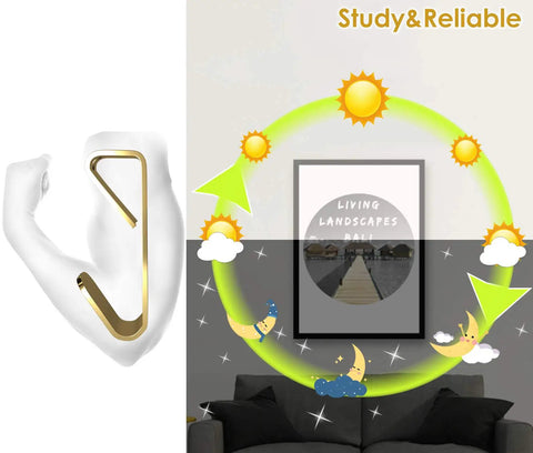 Heavy Duty Picture Hangers And Hooks That Hang Heavy Frames Without Any Drama No Sweat Setup With Included Metal Nails for displaying framed art.