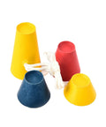 Winter Golf Tees Set For Frosty Ground And Indoor Use, Colorful Rubber Tees With Four Heights 12mm 17mm 22mm 37mm, 16 Piece Pack
