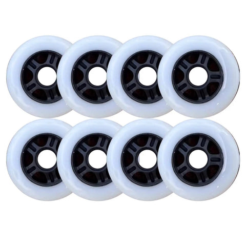 Dope Inline Skate Wheels 84mm 85A 8 Pack With Bearings For Indoor Outdoor Use Durable PU Replacement Rollers For Roller Blades