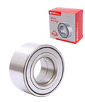 Front Wheel Hub Bearing Assembly Direct Fit For 2003 Through 2006 Mitsubishi Outlander And 2002 Through 2007 Mitsubishi Lancer Front Position Left Or Right Side OE Quality ISO TS16949 Certified, shown with product packaging.