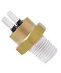 High Limit Switch Replacement 42001-0063S for Pentair Sta-Rite heaters, brass and plastic construction, front view