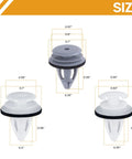 BMW 120Pcs Door Panel Clips Trim Retainer Kit For 3 Series 5 Series 7 Series E36 E34 E38 E39 M3 X1 X3 X4 X5 X6 sizes
