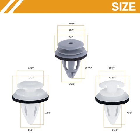 BMW 120Pcs Door Panel Clips Trim Retainer Kit For 3 Series 5 Series 7 Series E36 E34 E38 E39 M3 X1 X3 X4 X5 X6 sizes