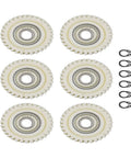 Electric Bike Hub Motor Planetary Gear Set with 608 Bearings and 6 Nylon Stainless Steel Replacement Gears 31T 35T and 36T