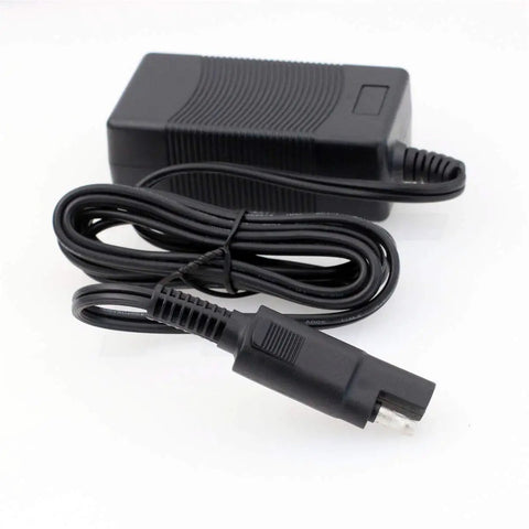 SAE 2-Pin AC DC Power Supply Adapter 12V 2A 24W with cable for external battery cable in survey gear Trimble HiPer Legacy