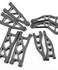 Beefed Up Aluminum Alloy Front And Rear Swing Arms Upgrade For Arrma 1 18 Granite Grom Typhon Grom Black High Strength 6061 T6
