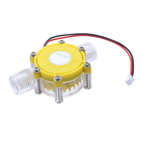 12V Water Flow Generator Micro Hydro Turbine Voltage Regulator Portable Turbine for charging LEDs, small and compact size