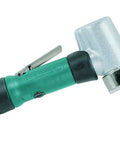 Kickass Seven Degree Offset Die Grinder 0.7 HP 20000 RPM Gearless Short Shank Air Tool with dual chucks for detailed grinding.