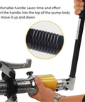 30 Ton Hydraulic Gear Puller Kit With Wheel Bearing Puller Separator handle operation