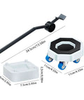 Heavy Duty Furniture Mover Set With Wheels To Slide Couches, Fridges, And Washing Machines Effortlessly Across Wood Floors And Carpets For Any Tough Moving Job Without A Struggle, showing a mover with wheels and accessories.
