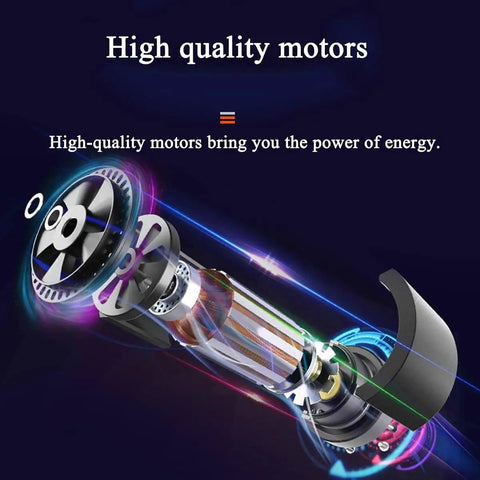 Close-up of the No Sweat 2300W Portable Electric Pipe Threading Machine's high-quality all copper motor components.