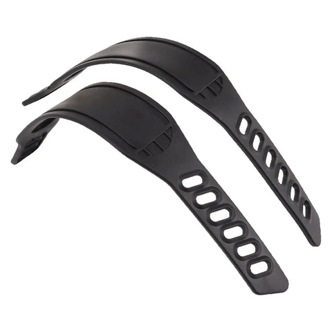 Adjustable Universal Pedal Straps with Durable Plastic Toe Clips for Exercise Bikes, Secure Fit, Easy Length Adjustment