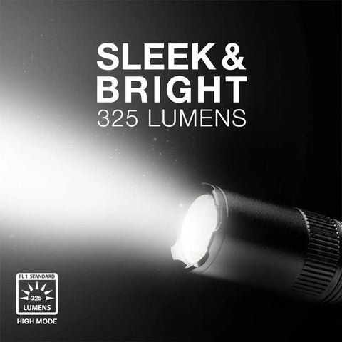Tactical 2AA LED Flashlight Pen Light For Emergencies And Camping Pocket Sized EDC Gear shining 325 lumen beam