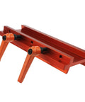 Wide To Narrow Dovetail Adapter Plate For Telescope Mounts Converts Losmandy Style Dovetails To Narrow Vixen Saddles in orange aluminum