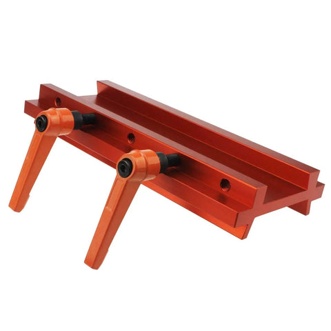 Go-To Wide to Narrow Dovetail Adapter Plate for Telescope Mounts in orange aluminum with Losmandy to Vixen conversion.