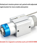 Side view of a Beefed Up Heavy Duty Mechanical Arm Gripper Cylinder For Pneumatic Systems With Vacuum Generator And Suction Cup 1Pcs VFGD30 20 VP
