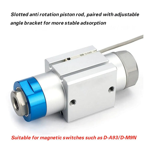 Side view of a Beefed Up Heavy Duty Mechanical Arm Gripper Cylinder For Pneumatic Systems With Vacuum Generator And Suction Cup 1Pcs VFGD30 20 VP