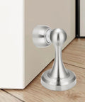 Magnetic Door Stop Heavy Duty Stainless Steel Anti Rust Premium Door Stopper With Wall And Floor Mount For Various Door Types 1 Pack