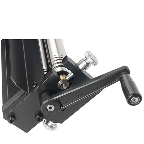 Hand Cranked Plate Rolling Machine For Sheet Metal Bending With Adjustable Radius And Heavy Duty Bead Roller Stand For Steel And Galvanized Sheets Shop Floor Essential